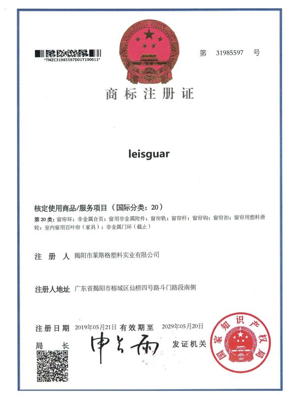 API - Jieyang Leisguar Trade Co., Ltd.