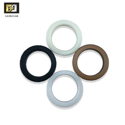 China Cheap Washable Curtain Accessories Plastic Curtain Rings Curtain Rod Set Small Plastic Ring for sale