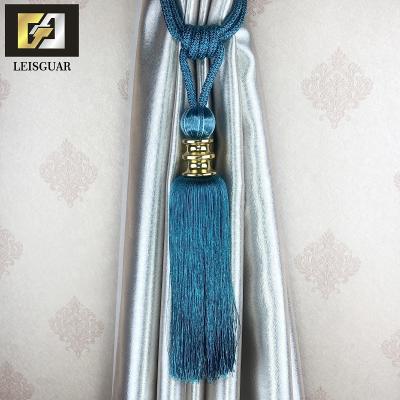 China Convenient To Use ... Durable Tieback Ingot Fringe Accessory Tassel Long Trim Curtain Classic Copper Office Curtain for sale