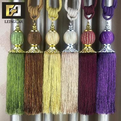 China Convenient To Use ... High Quality Durable Chinese Classic Decorative Ingot Rope Curtain Tassel Tieback for sale