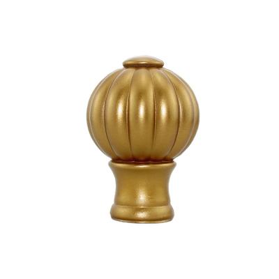 China Perfect match curtain rod end for 28mm curtain rod wooden wholesale plastic curtain finials for sale