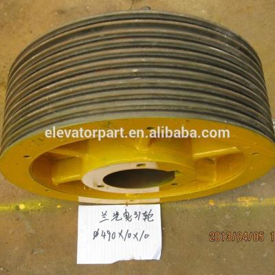 China Modern elevator traction wheels pulley for sale