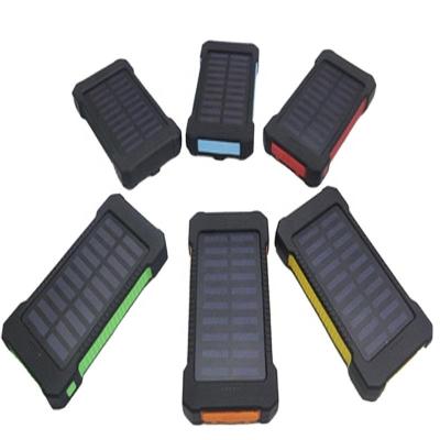 China Support 8000mAh Backup Power Bank Fast Wireless Solar Charger Outdoor Portable Power Supply for sale