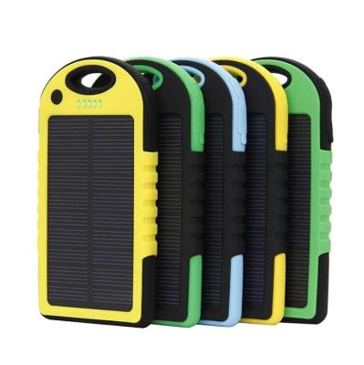 China 3000 mAh fast charging support outdoor mobile power supply with camping lamp USB port dustproof dual output solar charging treasure for sale