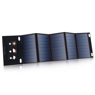 China Support 15w 20w 30w 35w 40W Universal Portable Fast Charging Solar Panel Folding Solar Panel Tablet Mobile Phone Solar Power Laptop Charger for sale