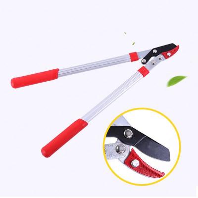 China Anti-Slip Handle Garden Tools for Cutting Gardening and Pruning Handle Bypass Garden Pruning Lopper Steel Shear for sale