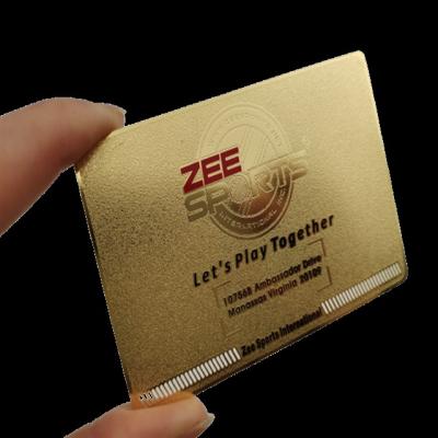 China Waterproof / To Protect The Latest Tech Size 85*54mm Or Customized VIP Card Business Card Etc Metal Weatherproof Card MOQ100 for sale