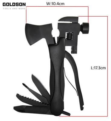 China Claw hammer with wrench aluminum&steel claw multitool hammer for sale