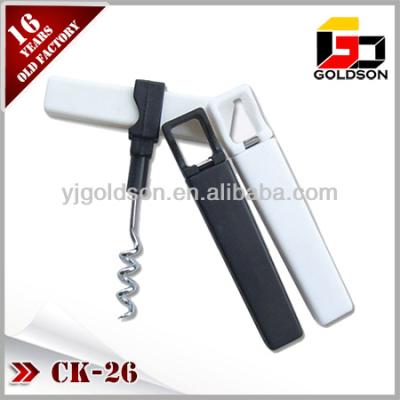 China plastic wine opener travel pocket wine opener for sale