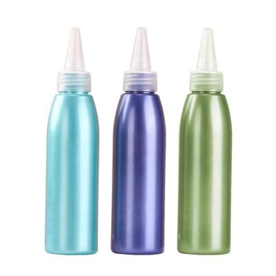 China Dye 120ml 180ml Squeeze Applicator Personal Hair Oil Skin Care Hair Salon Personal Packing Hairdresser Soft Packing Bottle With Twist-open Dispensing for sale