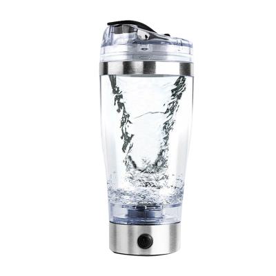 China 450ML USB Viable Blender Cup Personalized Logo Electric Protein Shaker Bottle For Gift for sale