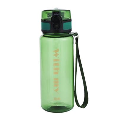 China 500ML Viable Free Portable Plastic Water Bottle Clear Plastic Sports Cup GYM for sale