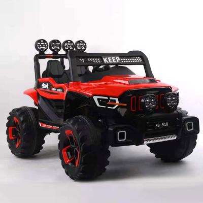 China Ride On Toy Four Wheel Drive 12V7 Battery Multifunctional Central Control 2.4G Remote Control Kids Ride On Car Baby SUV Electric Car for sale