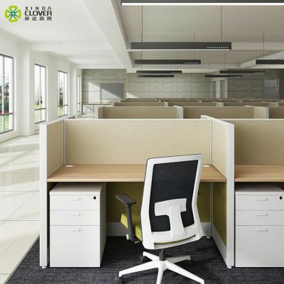 China Contemporary Combinations Design High Wall 4 Person Call Center Office Compartment For Bank 4 for sale