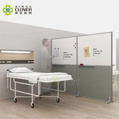 China Europe Movable Medical Infectious Diseases Barrier Property Room Divider Screen For Hospital Separation for sale