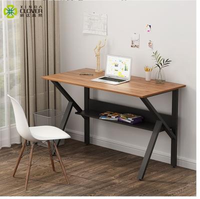 China Expandable Industrial Brown Office Desk Style Multi Function Office Computer Desk Black for sale