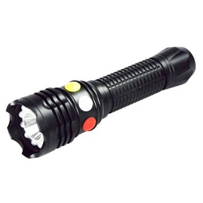 China Convenient Survival Flashlight 3W LED Red White Green Yellow Green Flash-Signal Rescue Search Torch for sale