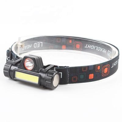 China Convenient Head Light Torch Magnet Adjustable USB Rechargeable LED Headlight for sale