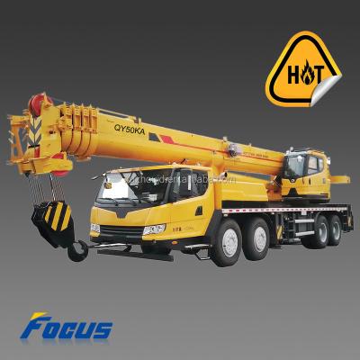 China TRUCK CRANE QY50KA Pilot Control Type 50 Ton Hydraulic Crane Price for sale