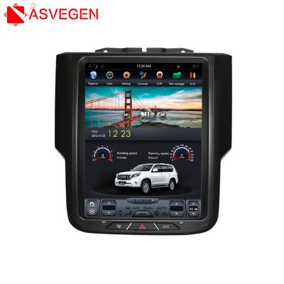 China WIFI 4G Automotive Vertical Screen Tesla GPS Car DVD Player Video-Audio Navigation For Dodge Ram 2014-2016 for sale