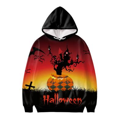 China Halloween Desgin Anti-wrinkle happy people plus size men's hoodies vintage unisex embossed long sleeve hoodie wholesale Dropshipping for sale