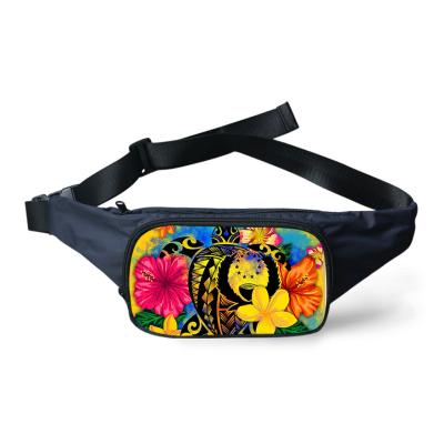 China Wholesale Fashion Pohnpei Polynesian Promotion Polyester Sports Running Waterproof Waist Bag Sling Cross - Body Custom Pussy Pack For Women for sale