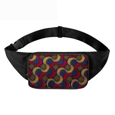 China Women's Ankara Waist Water Proof Dashiki Travel Fanny Pack Men Women Bag Men Women Canvas Waist Bag Waist Bag African Casual Fanny Pack Pouch for sale