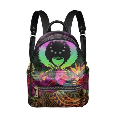 China Polynesia pohnpei waterproof tribal backpack for teenage girl 2021 women backpack schoolbag purse travel in camping casual bags custom for sale