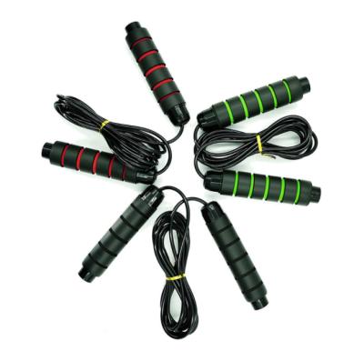 China Factory price 3m pvc foam speed portable exercise weighted jump rope with stainless steel for sale