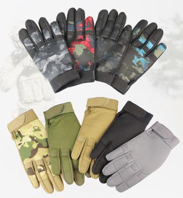 China Cheap Outdoor Nylon Soft Lightweight Tactical Protective Warm Riding Gear Racing Anti Chafing Fitness Full Finger Winter Gloves for sale