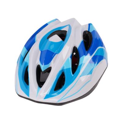 China Eco Friendly Compounds Riding Bike PVC ENV Ice Skating Skateboard Protective Blue Recycling Helmet For Kids Children for sale