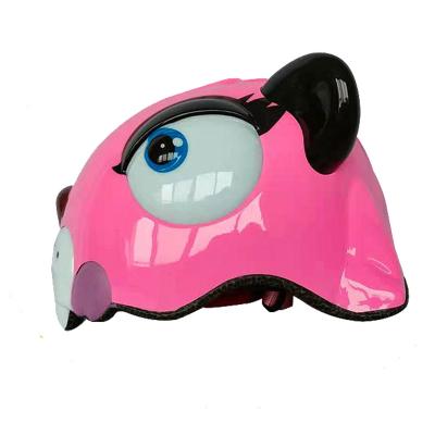 China Compounds Wholesale Cute Tiger Animal Safety Pink PC Design ENV 3D Breathable Solid Cycling Helmet For Girl for sale