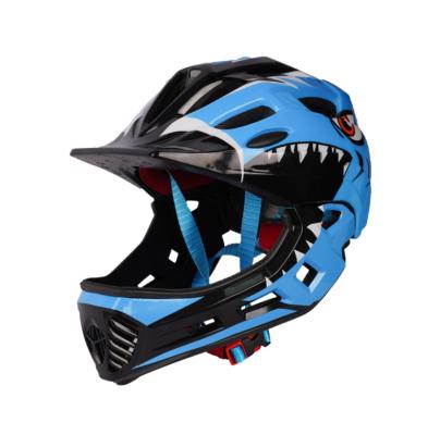 China Cheap Colorful Compounds CE Certificate Full Face Balance Scooter Bike Riding PC ENV Shark Cycling Helmet For Kids for sale