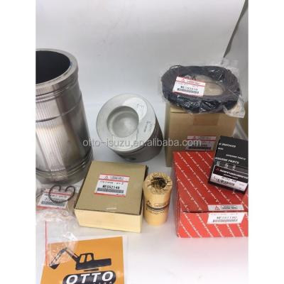 China SK480-6 Liner Kit Piston Kit ME051633 ME158098 ME153319 3121733100 ME151190 SK480-6 Engine Liner Assembly 6D24 for sale