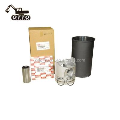 China Crawler Excavator 4HK1 6HK1 Engine Cylinder Liner Kit 1-87813540-0 Liner Set 1-87812987-0 1-87812986-0 for sale