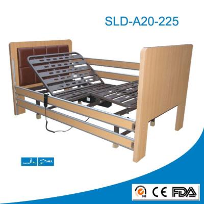 China Hospital Bed 3 Function Home Care Bed Manufacturer Wooden Electric Adjustable IOS CE Approved for sale