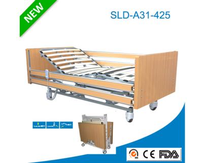 China Hospital Bed 3 Functions Home Care Electric Bed Use Elderly Home Care Bed for sale