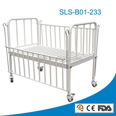 China Hospital Bed New Design Platform Metal Kids Bed Crib Coated Poweded for sale