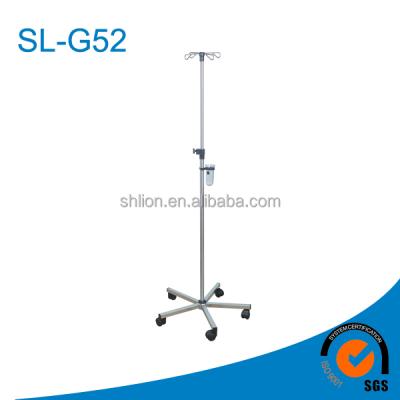 China cheap IV Rack Aluminum Alloy 201 Stainless Steel 304 Hospital Drip Rack IV Pole with 5 casters made by manufacturer for sale