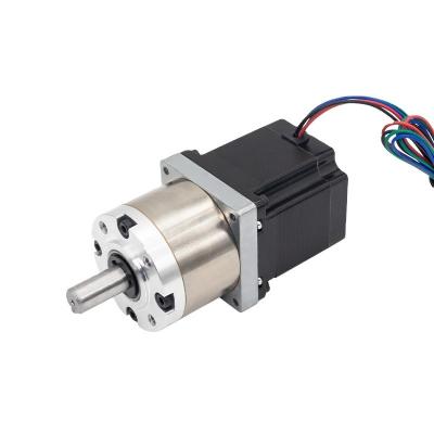 China Nema 23 Motor híbrido de automatización de 2 fases Caja de cambios planetaria para máquina de bordado en venta