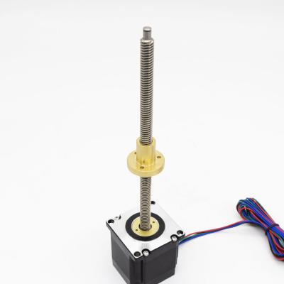 China Hybrid Nema 23 Mini Linear Aktor Blei Kugel Schraub Schrittmotor 0,7 kg 4 Blei Drähte zu verkaufen