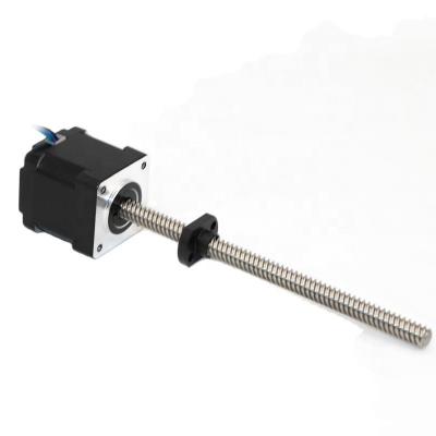 China High Torque Nema 14 Linear Stepping Motor With 4 Leads Hybrid For Micro Linear Screw for sale