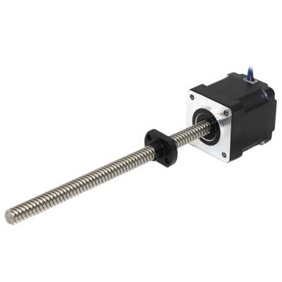 China 35 mm Mikrohybrid-Gewinde-Stab Nema 14 Schrauben-Linear-Stepper-Motor für 3D-Drucker zu verkaufen