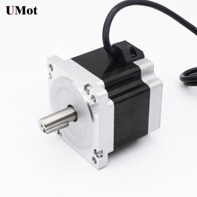 Cina Umot 9v 12v 24v DC Stepper Motor Nema 34 Kit con rotore ibrido inerzia 1400/3300g.cn2 in vendita