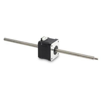 China Umot Micro Nema 17 Schraub-Linear-Schrittmotor mit 8 mm Schraubdurchmesser-Linear-Aktor zu verkaufen