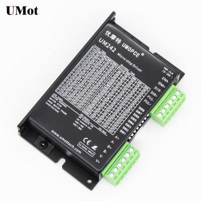 Cina Alta frequenza UM242 Hybrid Stepper Motor Driver 2 Fase 0.2-2.2A Nema 8 11 17 23 STP/DIR in vendita