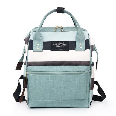 China Korean Large Capacity Oxford Cloth Casual New Style Water Resistant Backpack Multifunctional Baby Bag Fashion Mommy Bag for sale