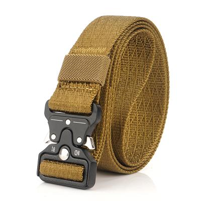 China Tactical Belt Outdoor Casual Army Nylon Leisure Belt Men's Quick Release Military Tactical Belt for sale