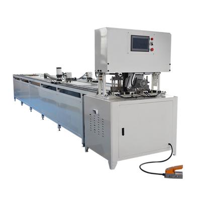 China Building Material Stores Double Heads CNC Hydraulic PLC Pipe Tube Tube Punch Hydraulic Full Automatic Hole Machine With 8H Cutting Function for sale