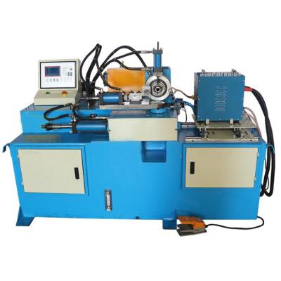 China Factory automatic hydraulic high frequency heating round tubehead stainless steel 40 rotation closing sealing machine for sale